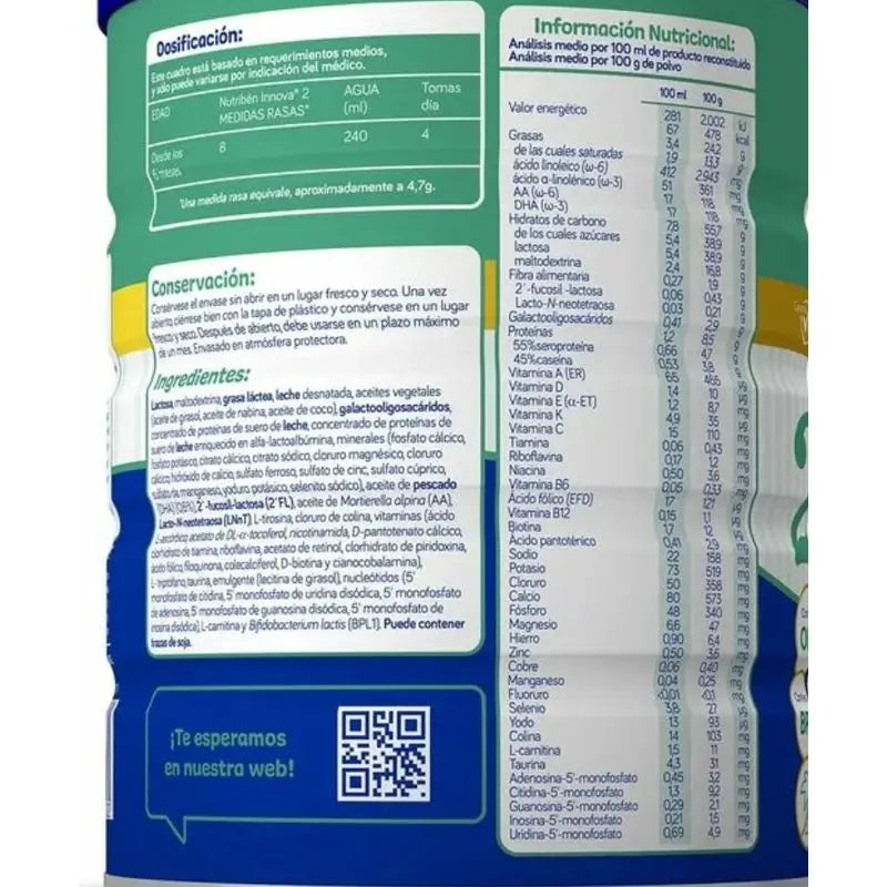 Nutribén Innova 2 Leite de Continuação, 4 X 800 g
