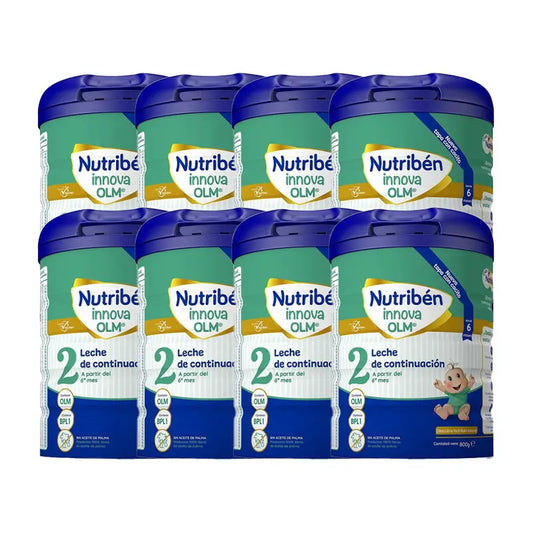 Pack 8 X Leite Nutriben Innova 2, 800 g