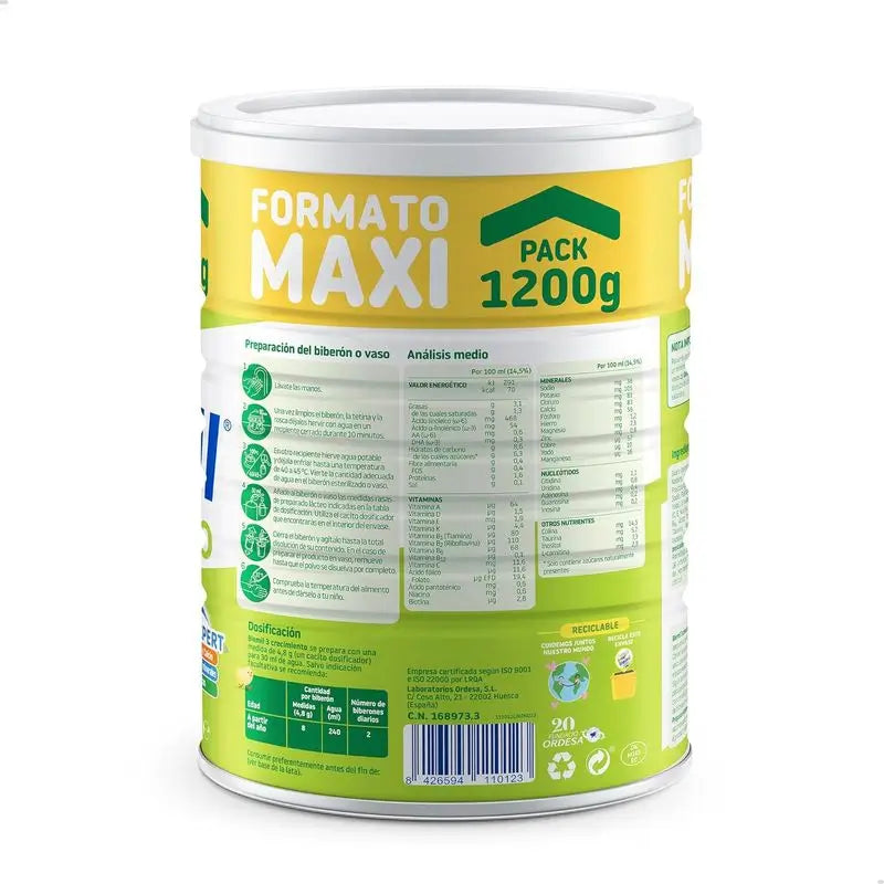 Blemil Forte 3 Leite de Crescimento, 8x1200 g