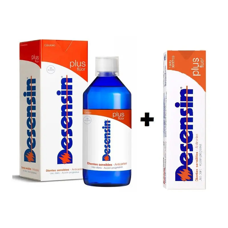 DESENSINA MAIS PASTA DE FLÚOR + ELIXIR BUCAL