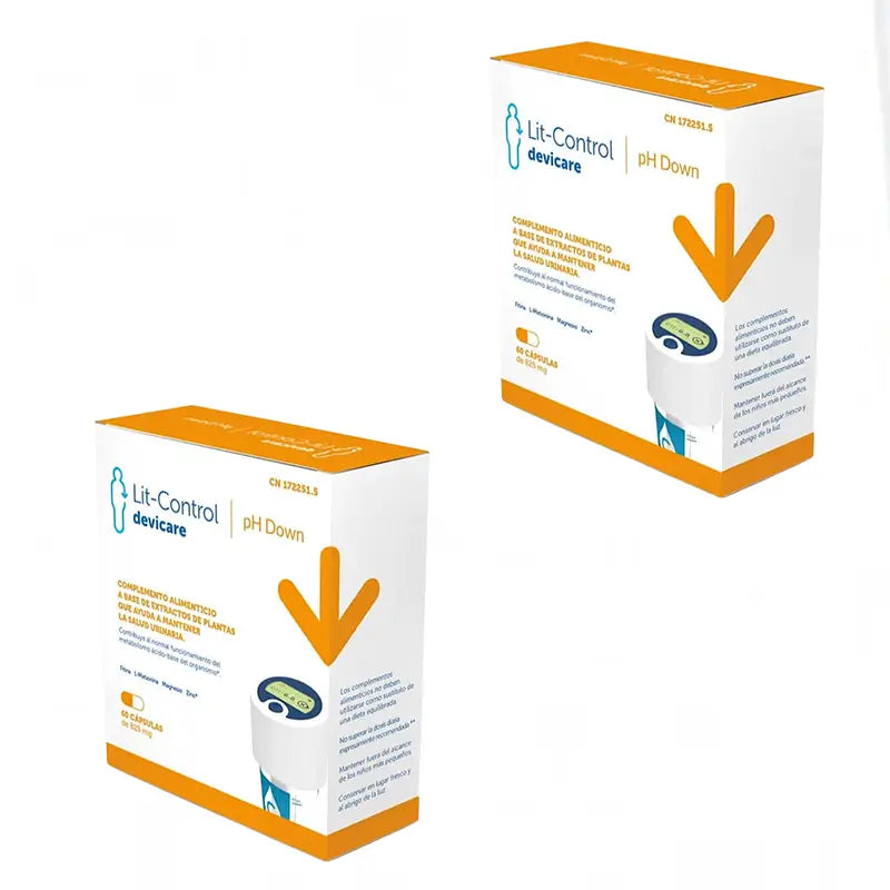 Exeltis Hc Lit-Control Ph Down, Embalagem 2x60 Cápsulas