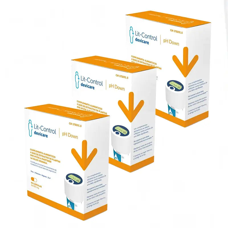 Exeltis Hc Lit-Control Ph Down, Embalagem 3x60 Cápsulas