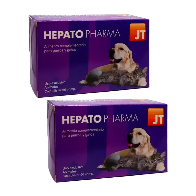 JTPharma Hepato Pharma, Embalagem 2 x 60 comprimidos
