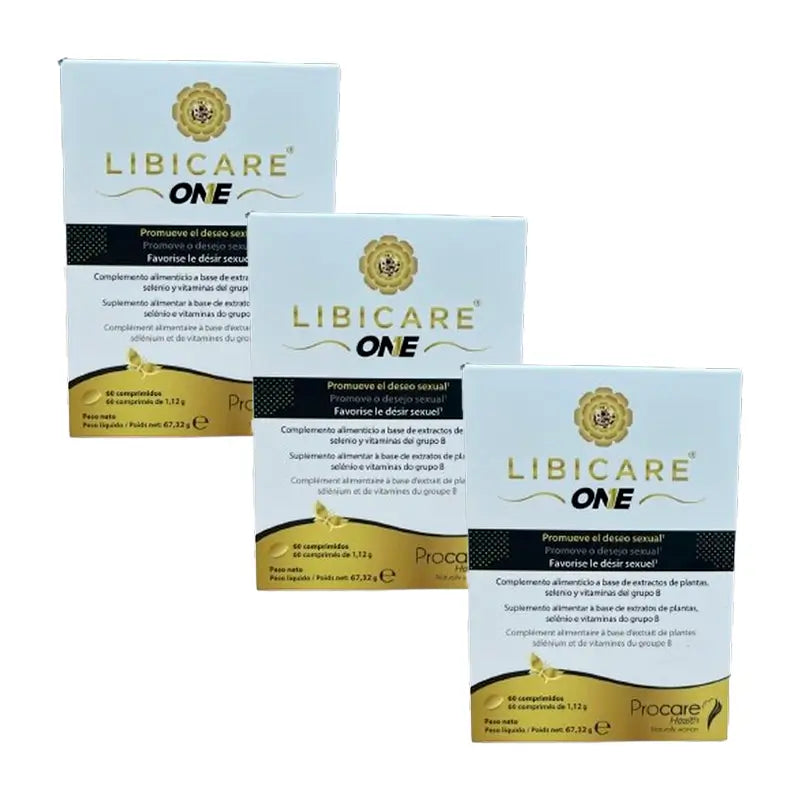 Libicare One, Embalagem 3x60 comprimidos