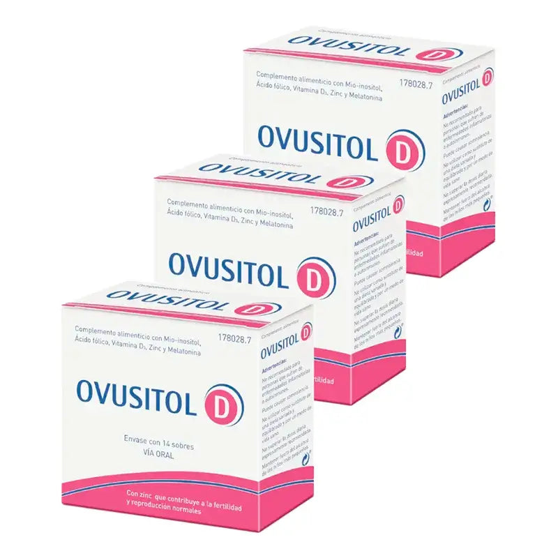 Embalagem Ovusitol D, 3x14 Envelopes