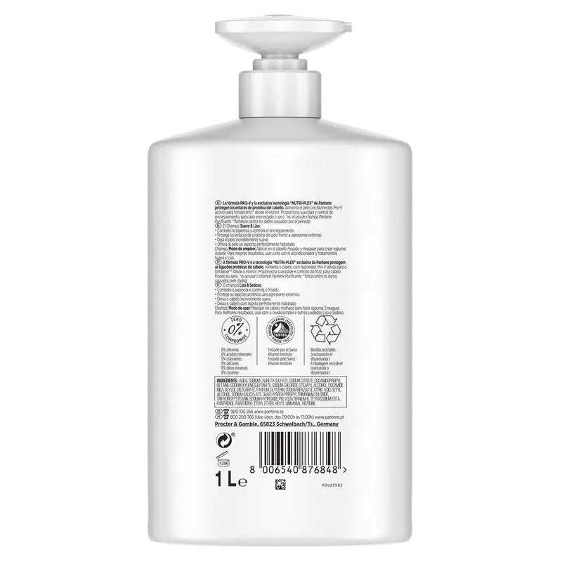 Champô Pantene Nutri-Plex Liso e Sedoso 1000Ml