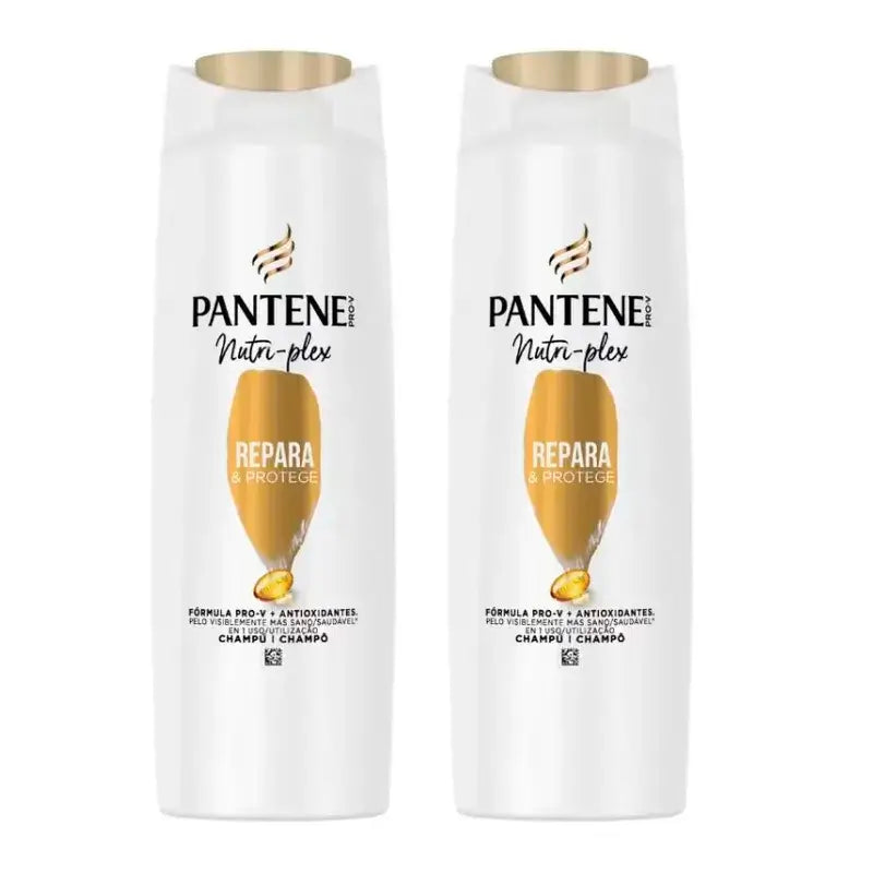 Champô Pantene Nutri Plex Repara & Protege, Embalagem 2 x 385 ml