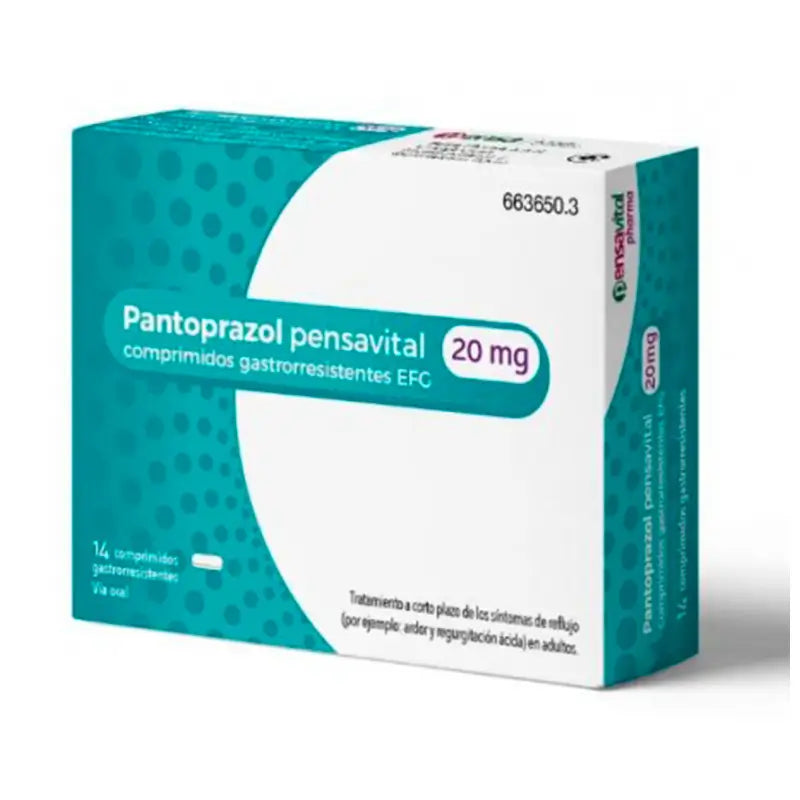 Pantoprazol Pensavital EFG 20 mg Blister, 14 Comprimidos