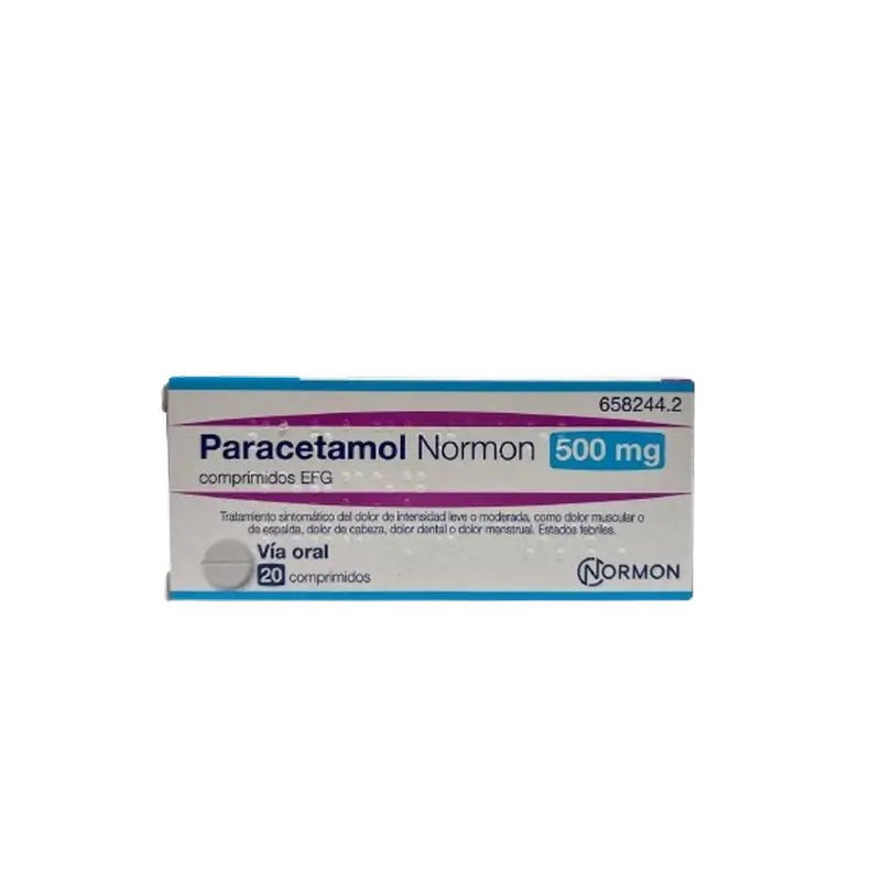 Paracetamol Normon Efg 650 mg 20 comprimidos