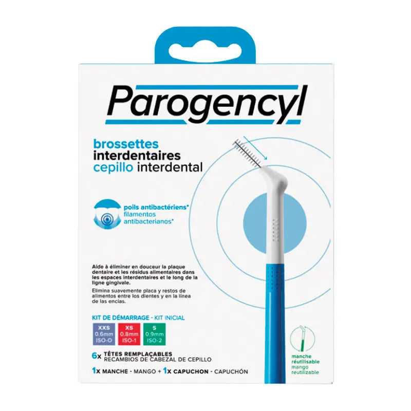 Parogencyl Samurai Kit Escovas interdentais Cabo + 2 recargas