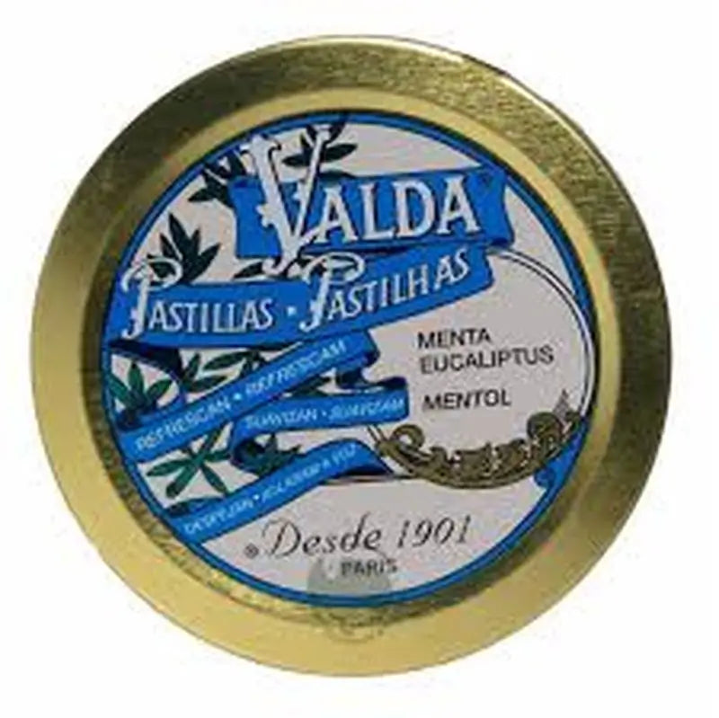 Doces Amolecimento Valda Menta, 50 pastilhas