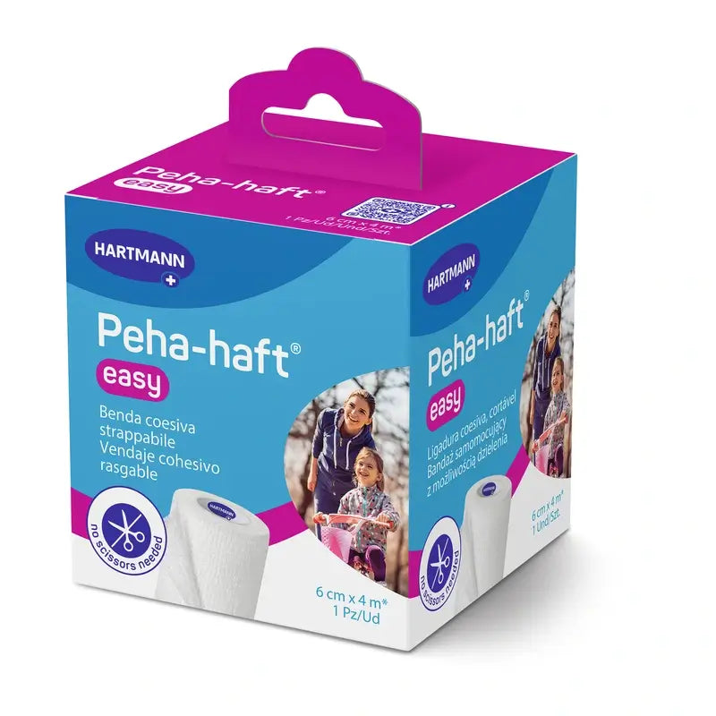 Peha-Haft Cohesive Bandage Easy White 6X4 , 1 unidade