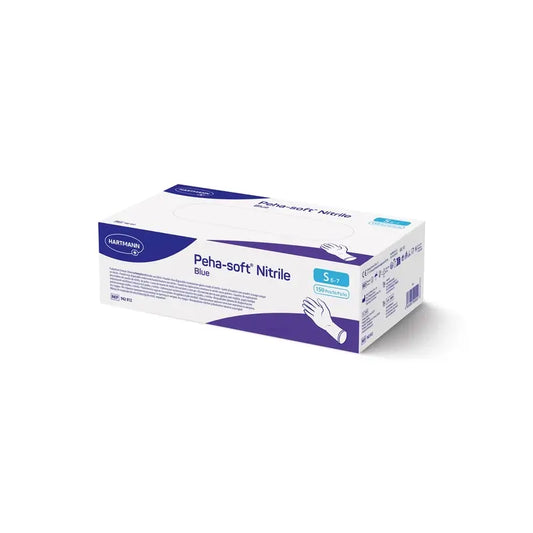Luvas Peha-Soft Nitrilo Azul S , 150 pcs.