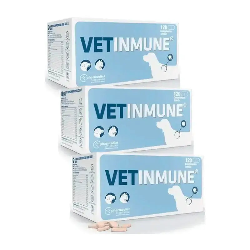 Pharmadiet Vetinmune, Embalagem 3 x 120 comprimidos