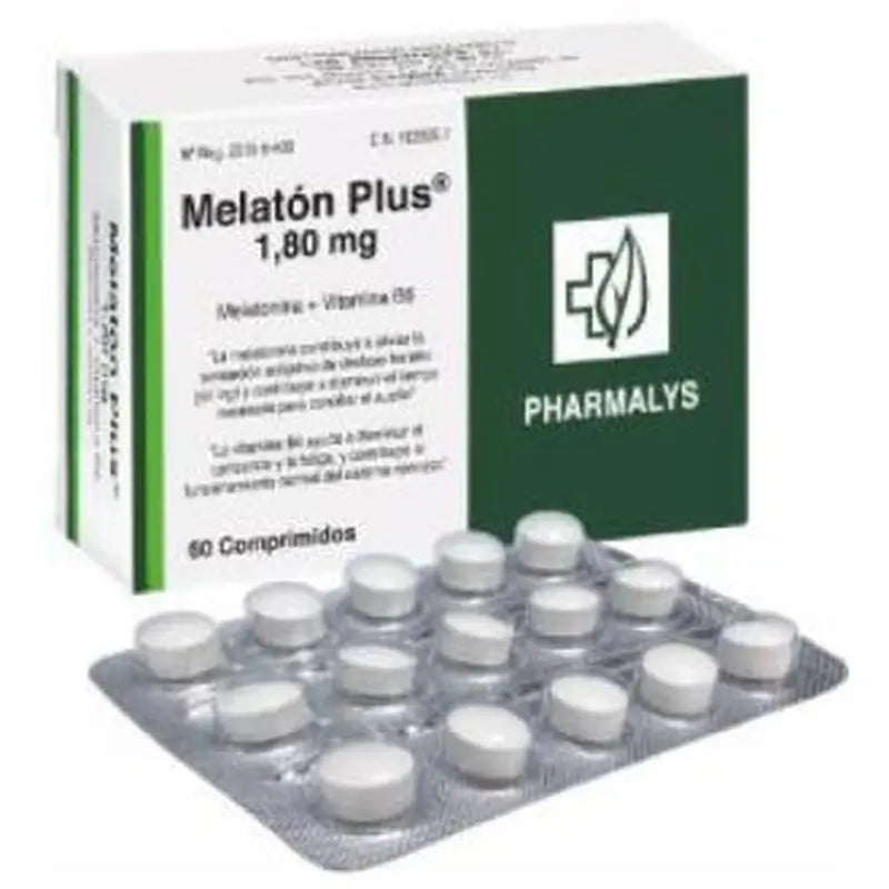 Pharmalys Melaton Plus 1,8Mg. 60 Comprimidos