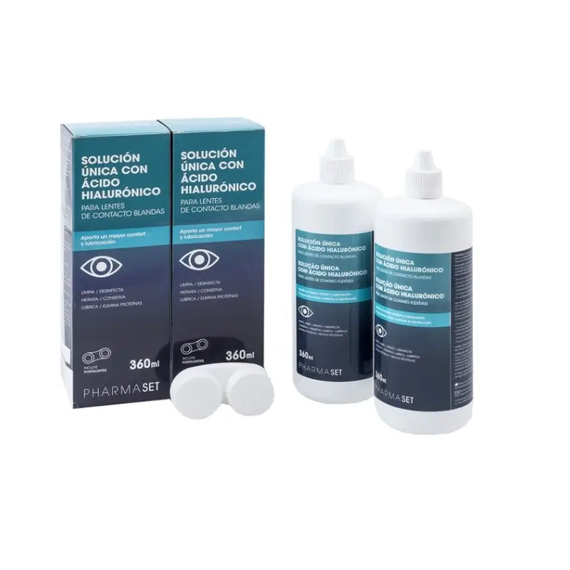 Pharmaset Solução Única Ha, 2 X 360 Ml + 60 Ml