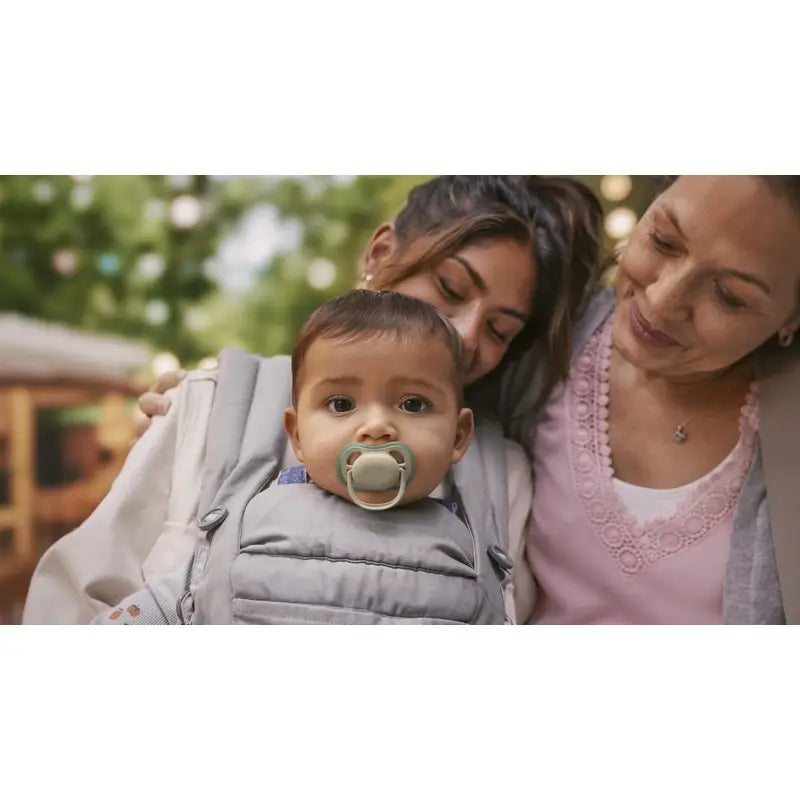 Philips Avent 2 chupetas ultra air colours of nature 6-18m neutro