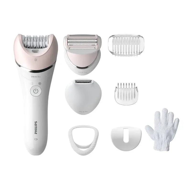 Philips Epilator Series 8000 Depiladora a húmido e a seco