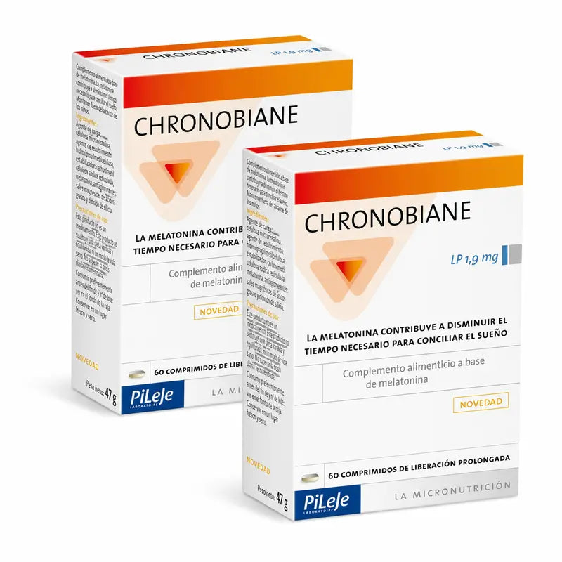 Pileje Chronobiane LP 1,9 mg Embalagem com 2 x 60 comprimidos