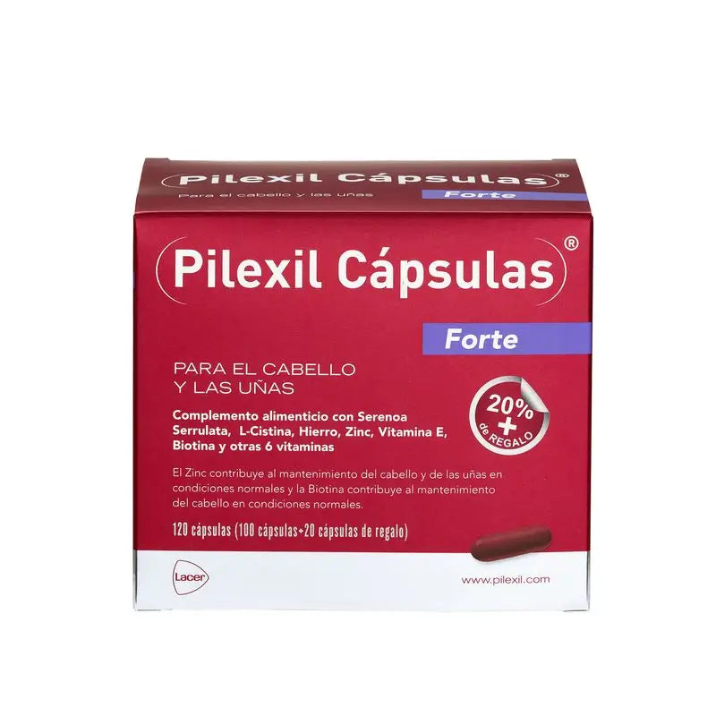 Pilexil Forte 100+20 Cápsulas