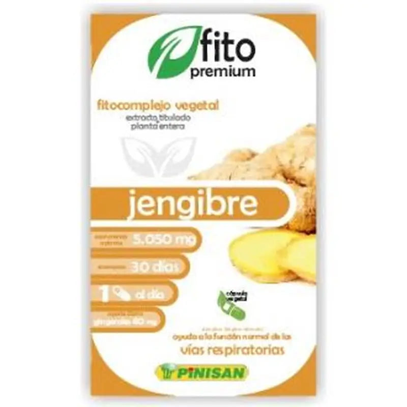 Pinisan Fito Premium Jengibre 30 Cápsulas