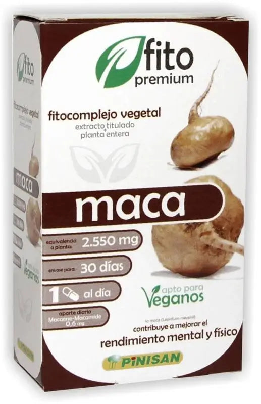 Pinisan Fitopremium Maca, 30 Cápsulas