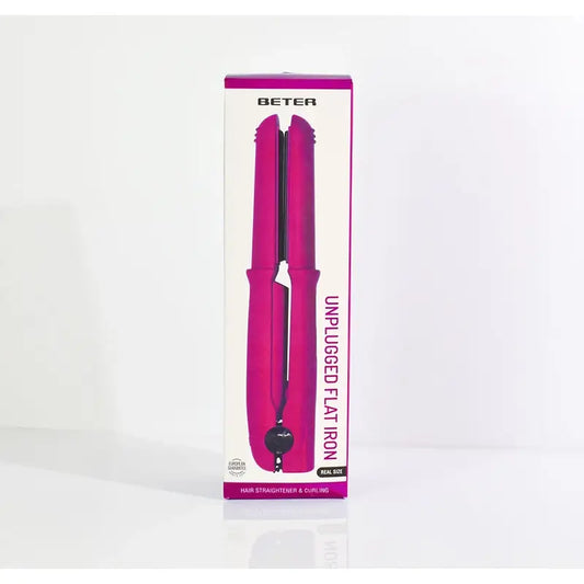 Ferro de viagem eletrónico Beter GRWM rosa