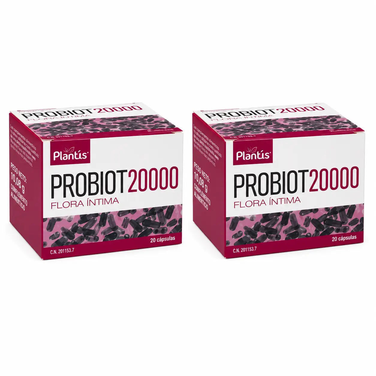 Plantis Probiot 20000 Flora Íntima 15 saquetas de 6 g, embalagem de 2