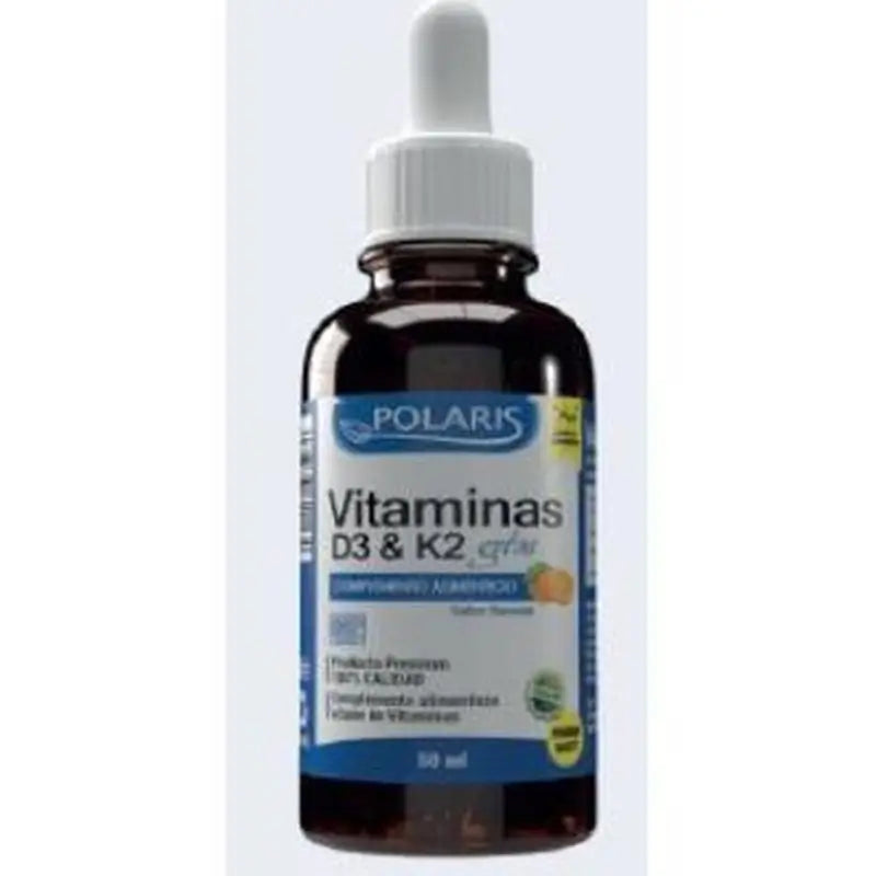 Polaris Vitamina D3-K2 Gotas 50Ml.
