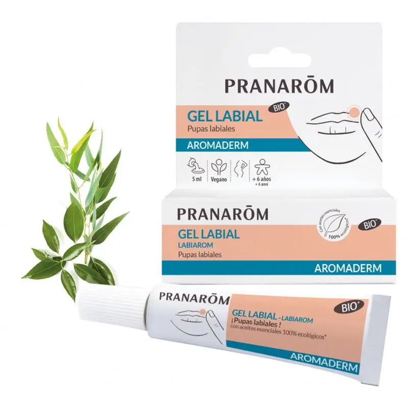 Pranarom Aromaderm Labiarom Gel Labiarom para os Lábios, 5ml