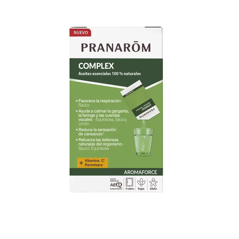 Pranarôm Aromaforce Complex, 9 saquetas