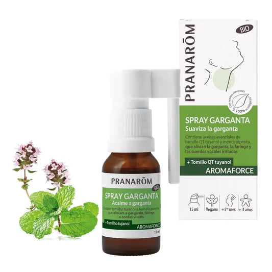 Pranarom Aromaforce Spray para a Garganta, 15ml