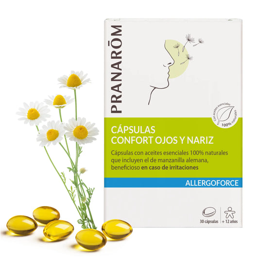 Pranarom Allergoforce Eye and Nose Comfort, 30 cápsulas