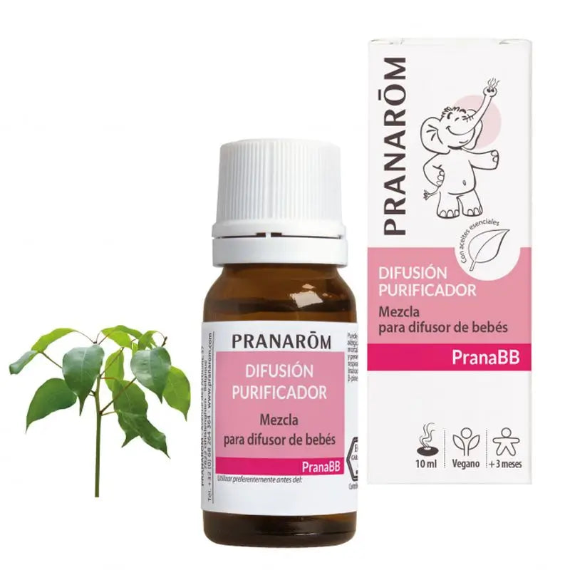 Pranarom Pranabb Diffusão Purificador de Purificador Orgânico, 10 ml