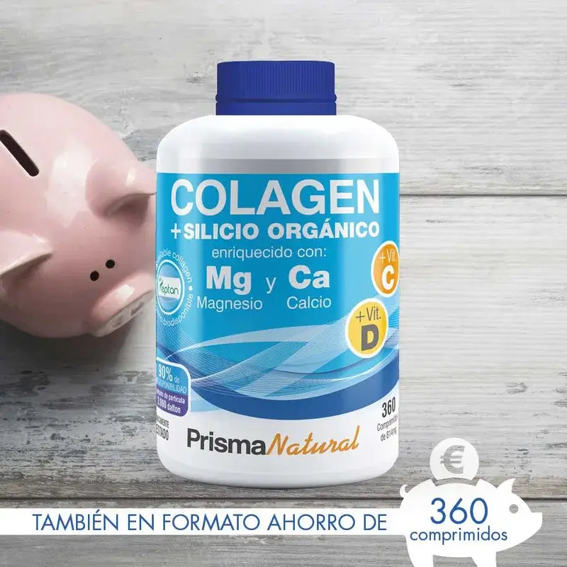 Prisma Natural Marine Collagen Peptan + Organic Silicon, 180 Comprimidos