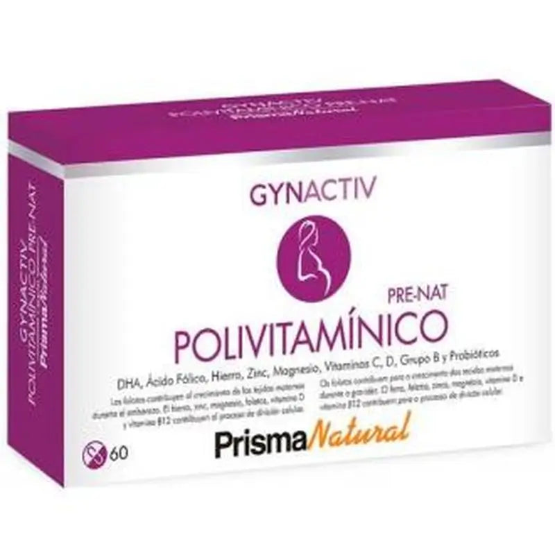 Prisma Natural Gynactiv Polivitaminnico Pre-Nat 60Cap.