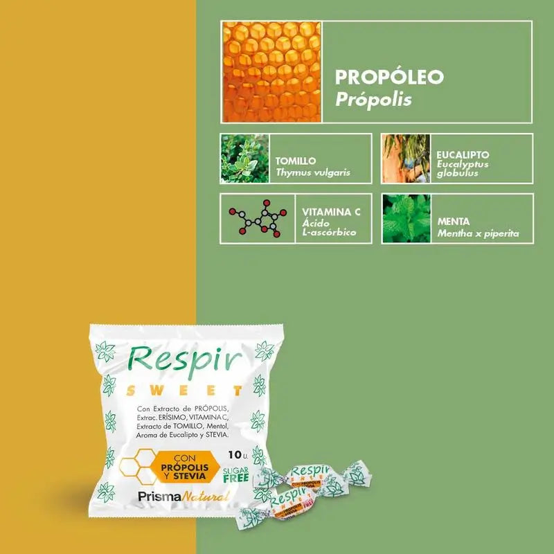 Prisma Natural Respir Sweets, 10 rebuçados