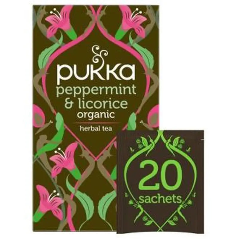 Pukka Regaliz-Menta Infusion 20Ud. Bio