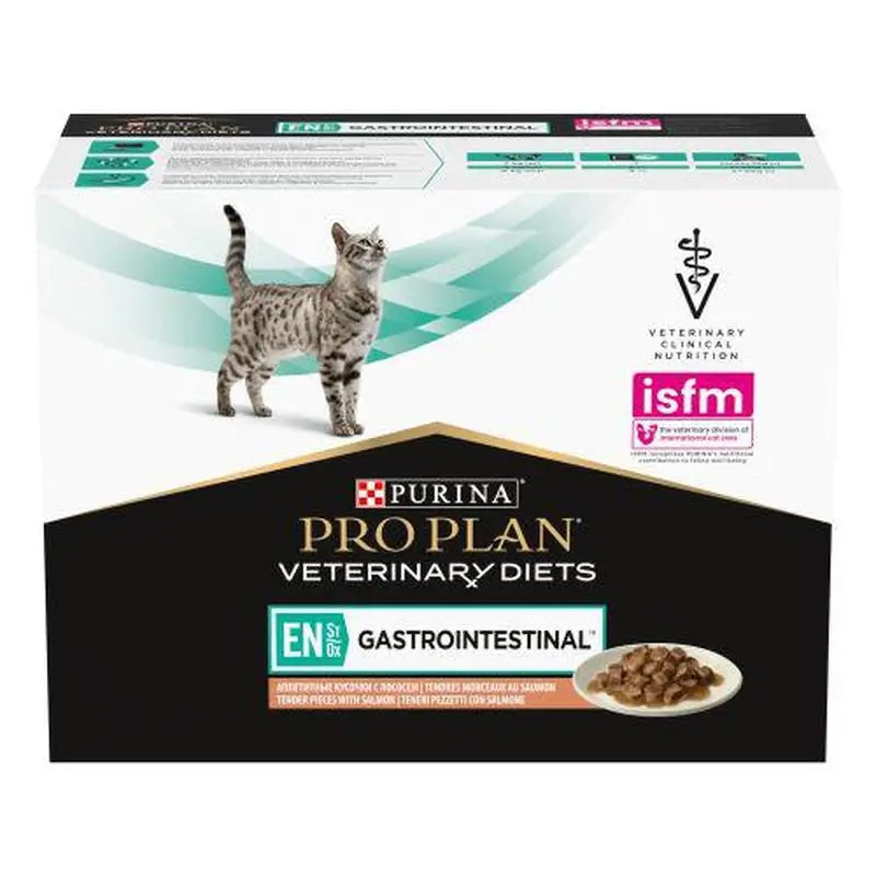 Purina Pro Plan Vet Feline em caixa de saquetas gastrointestinais 10X85Gr, comida húmida para gatos
