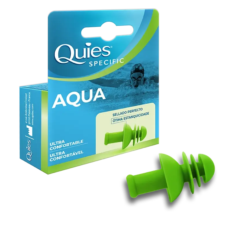 Tampão de ouvido Quies Specifiq Aqua para adultos , 1 unidade