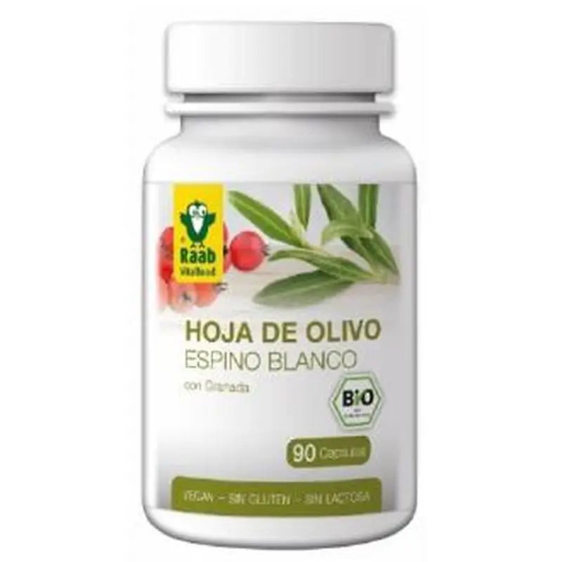 Raab Vitalfood Hoja De Olivo Y Espino Blanco 90Cap. Bio Sg Vegan