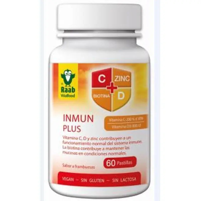 Raab Vitalfood Inmun Plus 60Cap. Bio Sg Vegan