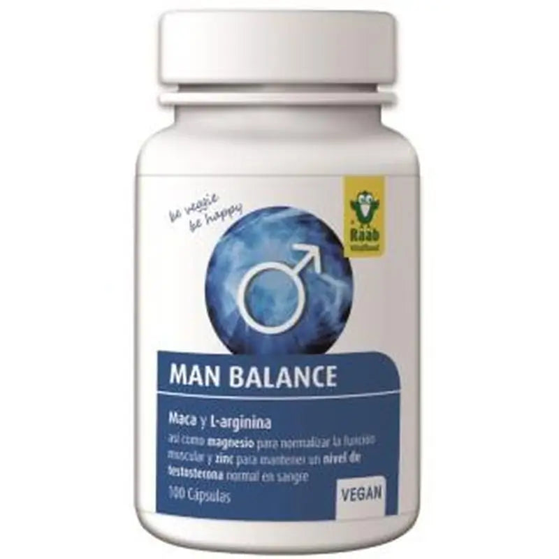 Raab Vitalfood Man Balance Tribulus Plus 100Cap. Sg Vegan