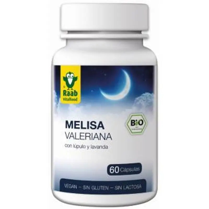 Raab Vitalfood Melisa-Valeriana Con Lupulo 60Cap. Bio Sg Vegan