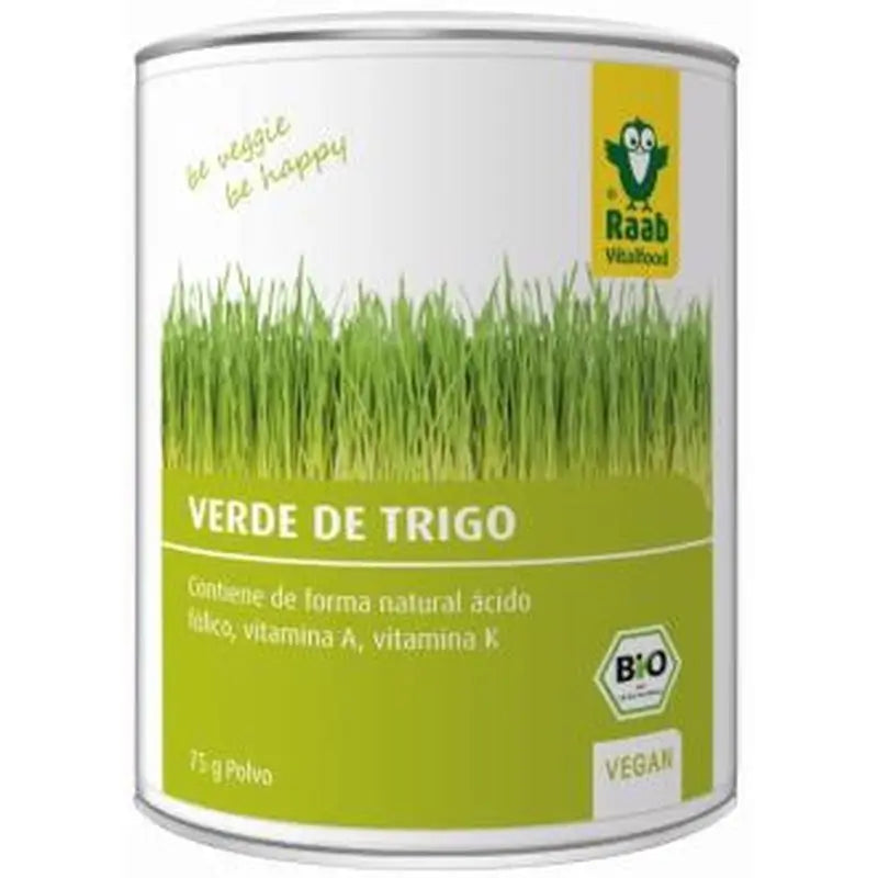 Raab Vitalfood Verde De Trigo Polvo 75Gr. Bio Sg Vegan