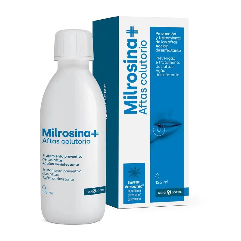 Milrosina+ Aftas Colutório, 125Ml