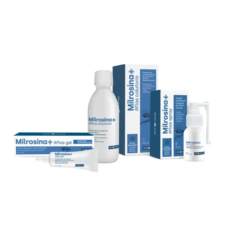 Milrosina+ Aftas Colutório, 125Ml