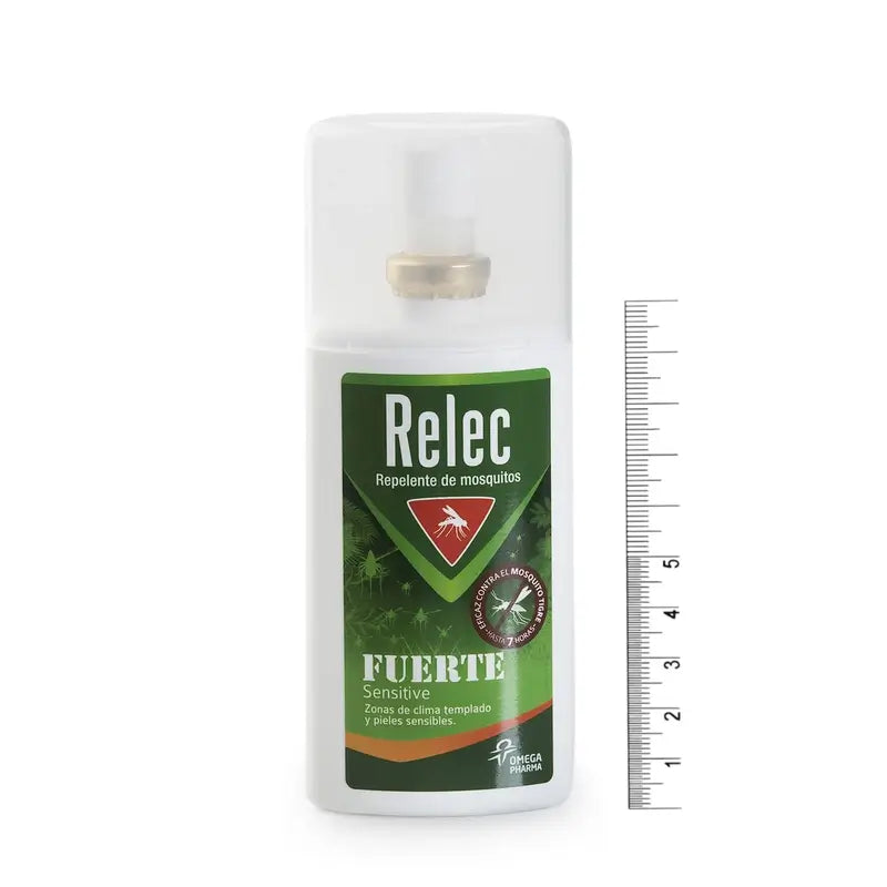 Relec Fuerte Sensitive Family Spray Repelente de Mosquitos, 75 ml