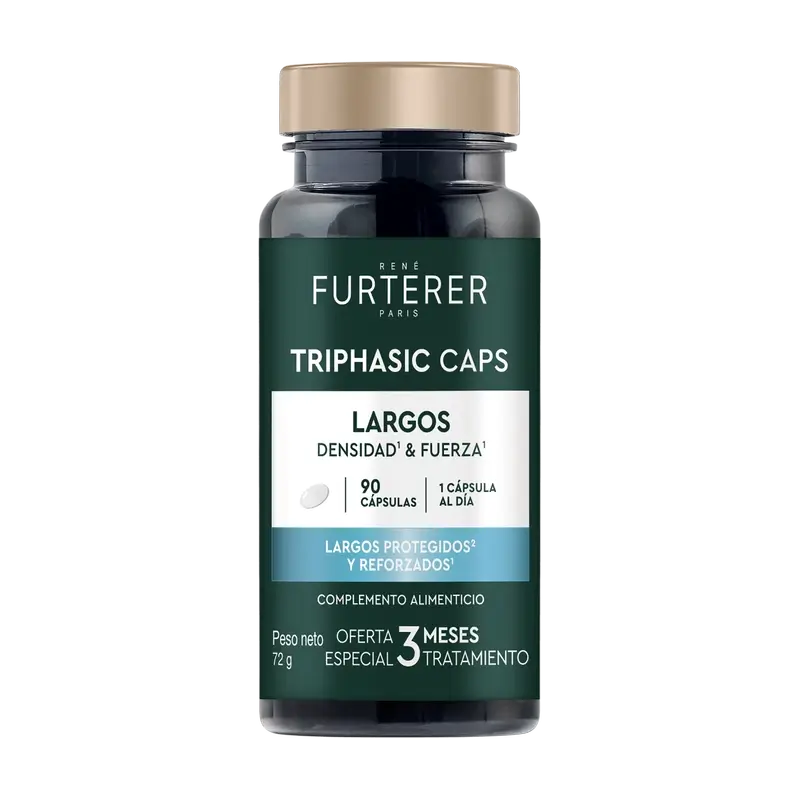 Rene Furterer Triphasic Cabelos Compridos, Densidade e Força , 90 cápsulas