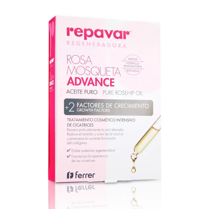 REPAVAR REGENERADOR ÓLEO PURO ÓLEO DE ROSA AVANÇO 15ML